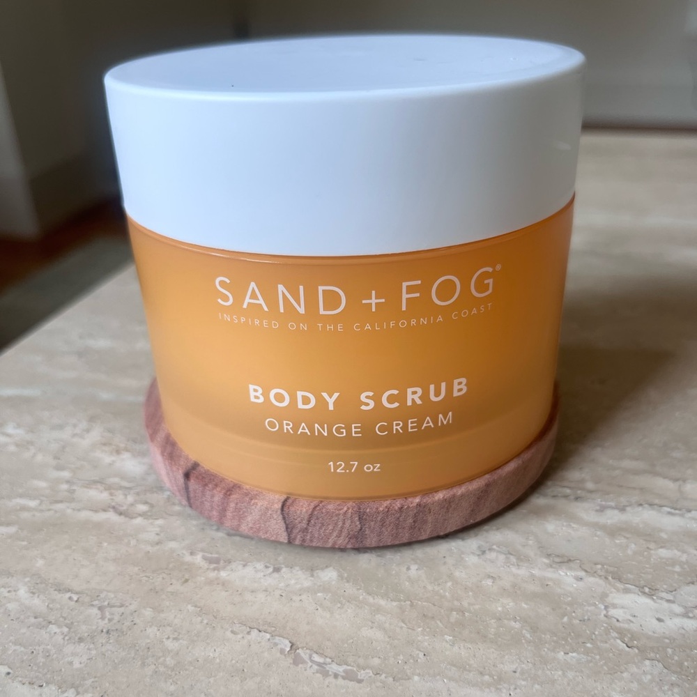 Orange Cream Body Scrub - Hydrating Exfoliant (12.7 oz)